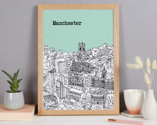 Load image into Gallery viewer, Personalised Manchester Print