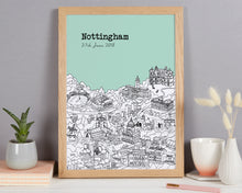 Load image into Gallery viewer, Personalised Nottingham Print