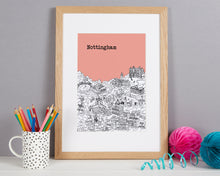 Load image into Gallery viewer, Personalised Nottingham Print
