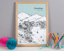 Load image into Gallery viewer, Personalised Portofino Print