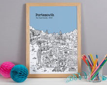 Load image into Gallery viewer, Personalised Portsmouth Print