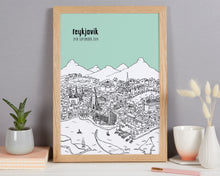Load image into Gallery viewer, Personalised Reykjavik Print