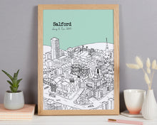 Load image into Gallery viewer, Personalised Salford Print