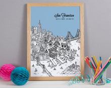 Load image into Gallery viewer, Personalised San Francisco Print