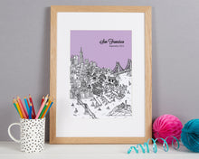 Load image into Gallery viewer, Personalised San Francisco Print