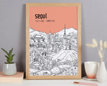 Load image into Gallery viewer, Personalised Seoul Print