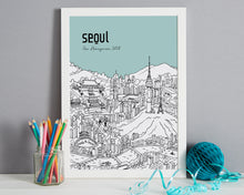 Load image into Gallery viewer, Personalised Seoul Print