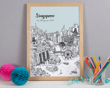 Load image into Gallery viewer, Personalised Singapore Print