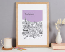 Load image into Gallery viewer, Personalised Southampton Print