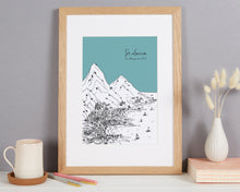Load image into Gallery viewer, Personalised St Lucia Print