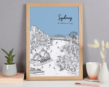 Load image into Gallery viewer, Personalised Sydney Print