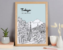 Load image into Gallery viewer, Personalised Tokyo Print