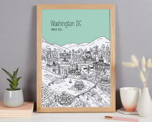 Load image into Gallery viewer, Personalised Washington DC Print