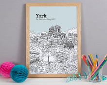 Load image into Gallery viewer, Personalised York Print