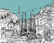 Load image into Gallery viewer, Personalised Barcelona Print-2