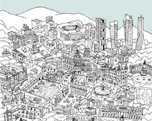 Load image into Gallery viewer, Personalised Madrid Print-2