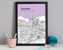 Load image into Gallery viewer, Personalised Aberdeen Print