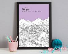 Load image into Gallery viewer, Personalised Bangor Print