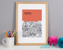 Load image into Gallery viewer, Personalised Brussels Print