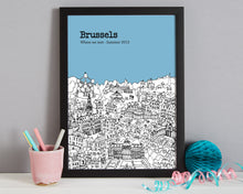 Load image into Gallery viewer, Personalised Brussels Print
