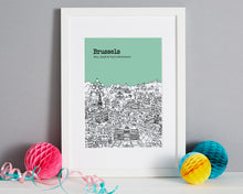 Load image into Gallery viewer, Personalised Brussels Print