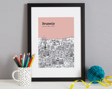 Load image into Gallery viewer, Personalised Brussels Print