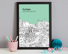 Load image into Gallery viewer, Personalised Durham Print