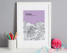 Load image into Gallery viewer, Personalised Durham Print