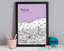 Load image into Gallery viewer, Personalised Freiburg Print