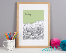 Load image into Gallery viewer, Personalised Freiburg Print