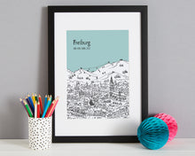 Load image into Gallery viewer, Personalised Freiburg Print