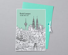 Load image into Gallery viewer, Personalised Kuala Lumpur Print