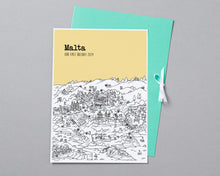 Load image into Gallery viewer, Personalised Malta Print