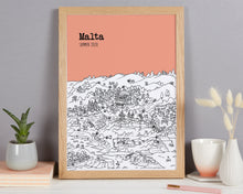 Load image into Gallery viewer, Personalised Malta Print