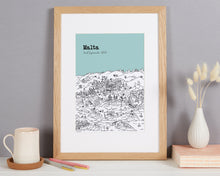 Load image into Gallery viewer, Personalised Malta Print