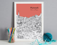 Load image into Gallery viewer, Personalised Plymouth Print