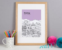 Load image into Gallery viewer, Personalised Reading Print