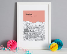 Load image into Gallery viewer, Personalised Reading Print