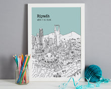 Load image into Gallery viewer, Personalised Riyadh Print
