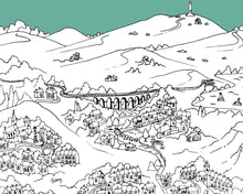 Load image into Gallery viewer, Personalised Saddleworth Print