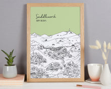Load image into Gallery viewer, Personalised Saddleworth Print
