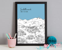 Load image into Gallery viewer, Personalised Saddleworth Print