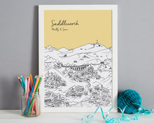 Load image into Gallery viewer, Personalised Saddleworth Print
