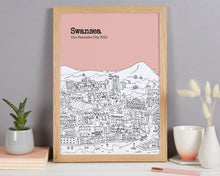 Load image into Gallery viewer, Personalised Swansea Print