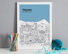 Load image into Gallery viewer, Personalised Swansea Print