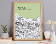 Load image into Gallery viewer, Personalised Warwick Print