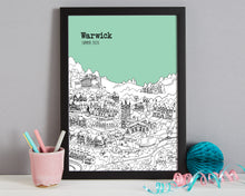 Load image into Gallery viewer, Personalised Warwick Print