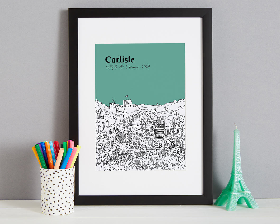 Personalised Carlisle Print