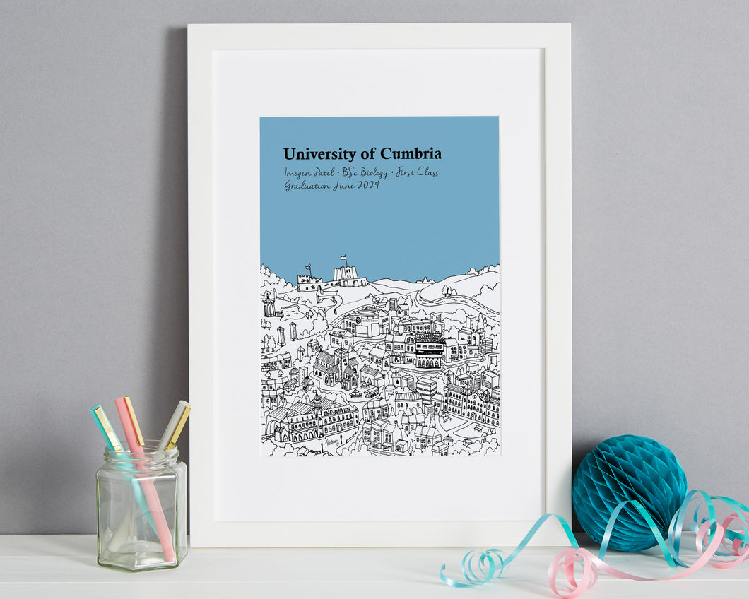 Personalised University of Cumbria (Carlisle) Graduation Gift
