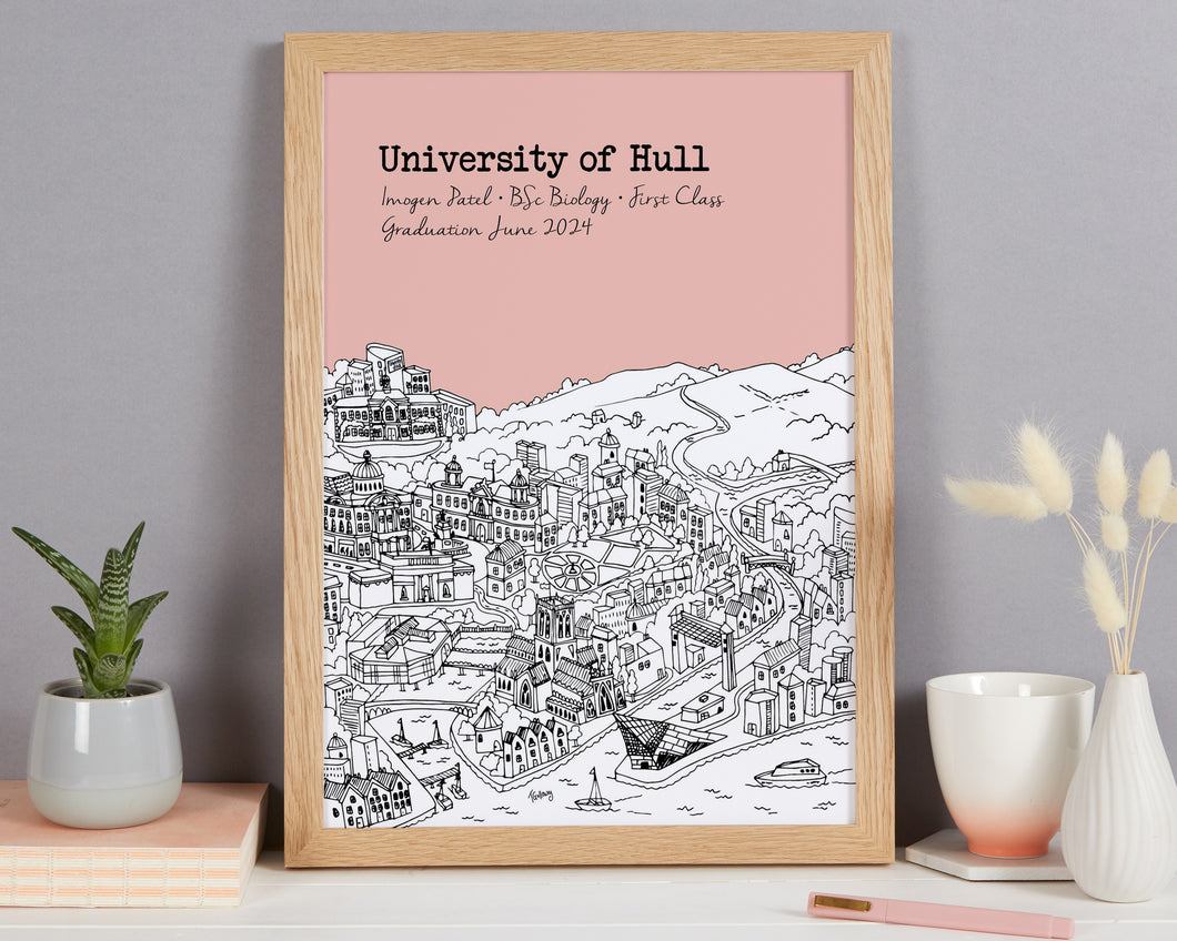 Personalised University of Hull Graduation Gift